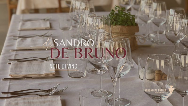 ''Note di Vino'' da Sandro de Bruno