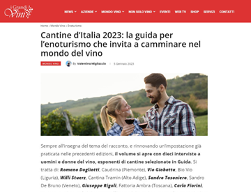 Cantine d’Italia 2023: la guida per l’enoturismo che invita a camminare nel mondo del vino