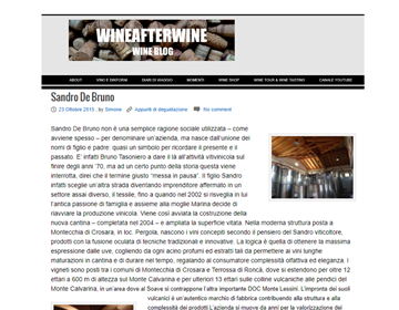WINE AFTER WINE - SANDRO DE BRUNO